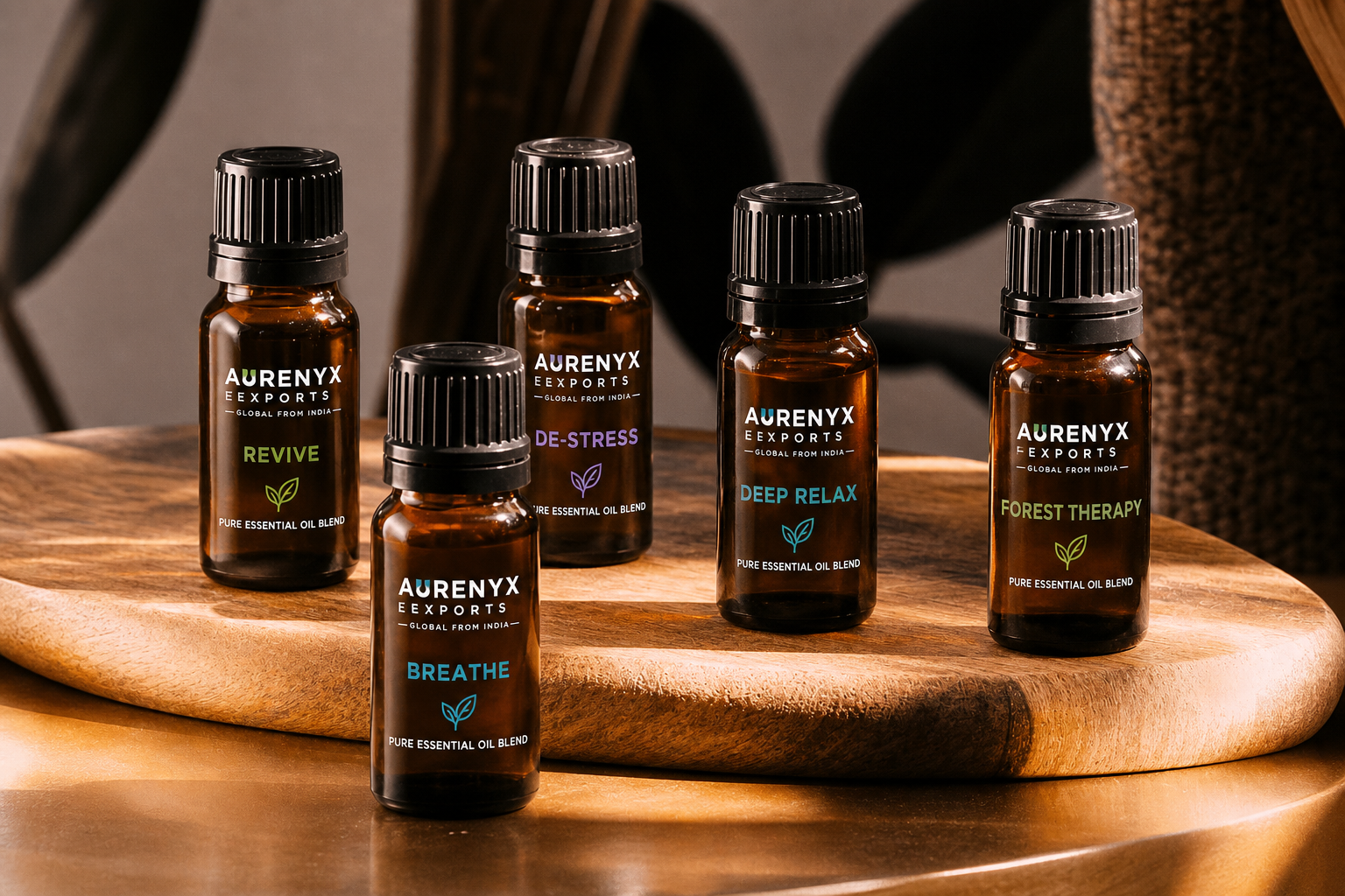 Aurenyx Exports — Pure Essential Oil Blends